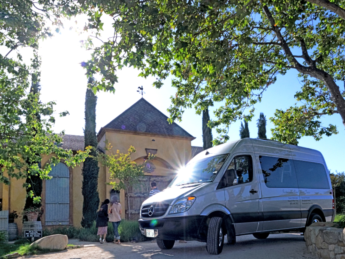 van at vineyard