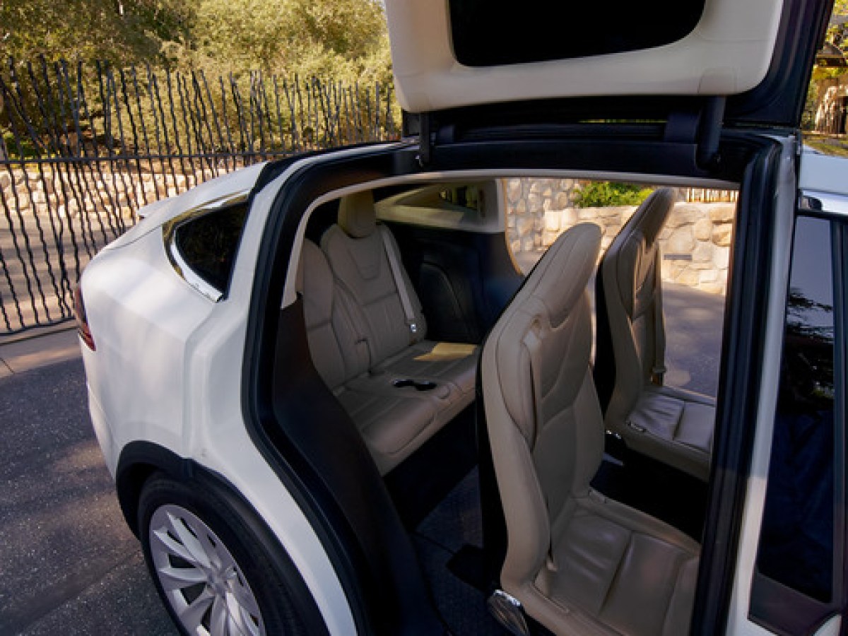 a car parked in a parking lot